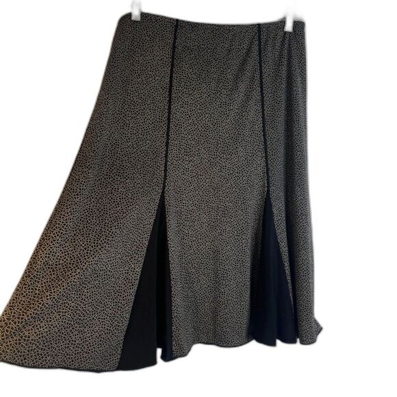 Max Studio Vintage Aline Skirt with Pleat & Ribbon Bow Detail Size Medium - Picture 1 of 8